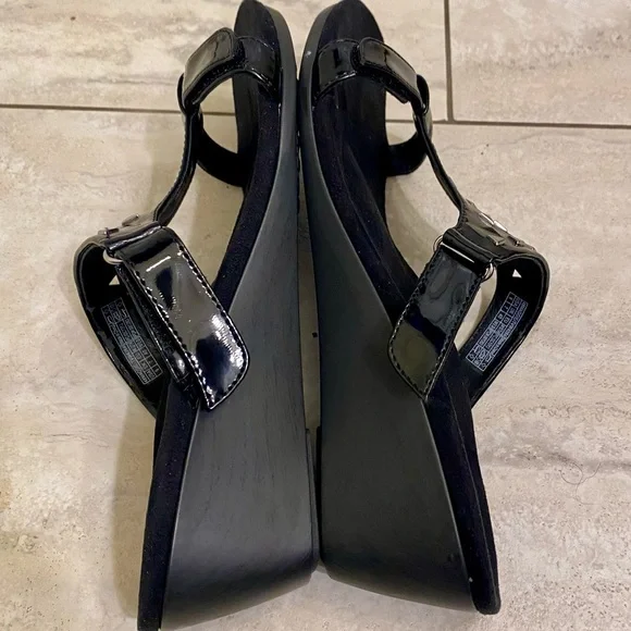 VIONIC MAGGIE WEDGE SANDALS ADJUSTABLE COMFORT SHOES VIONIC ORTHOTIC SHOES SZ 9 - Picture 5 of 12
